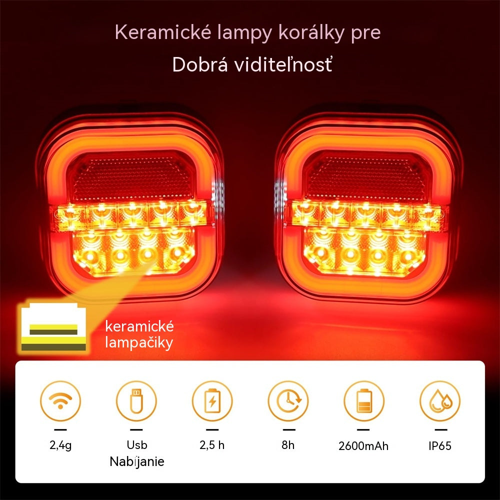 【Univerzálne 12V/24V】 LED svetlá pre prívesy