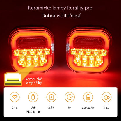 【Univerzálne 12V/24V】 LED svetlá pre prívesy