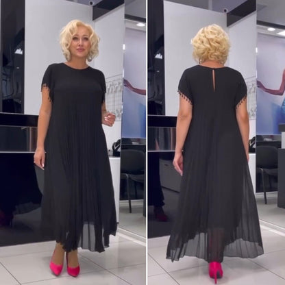 【S-5XL】❤️Verano 2026 nuevo vestido elegante, material de gasa, cómodo y transpirable
