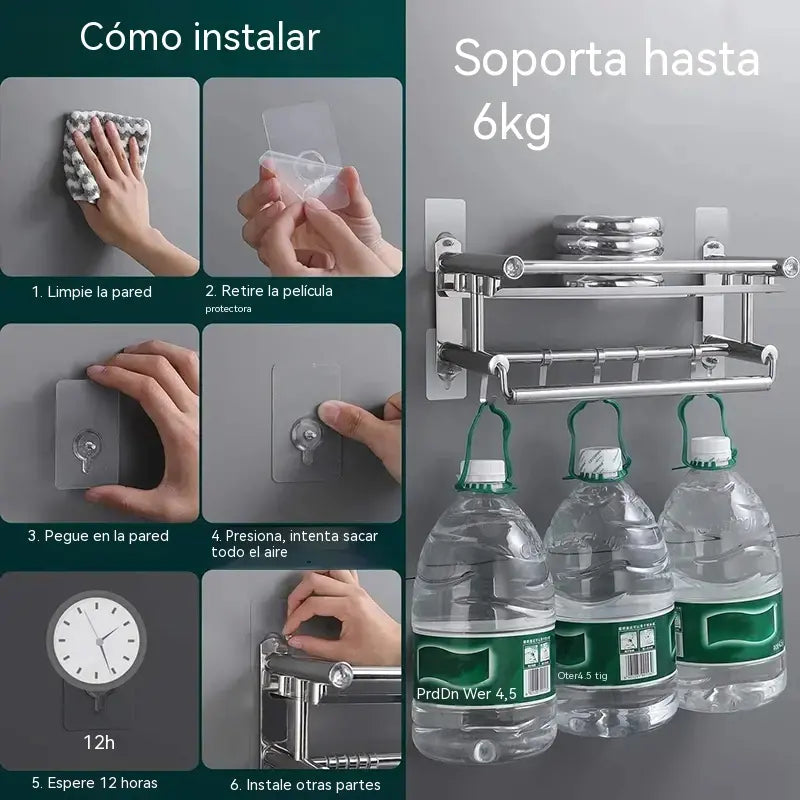 【50 piezas】Gancho mágico sin taladro