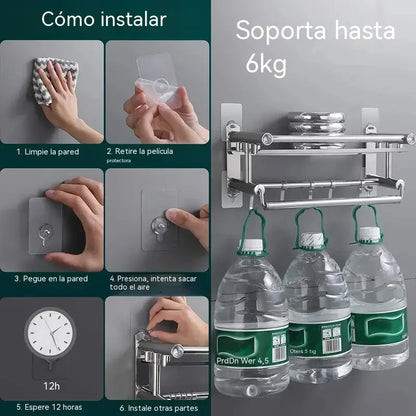 【50 piezas】Gancho mágico sin taladro
