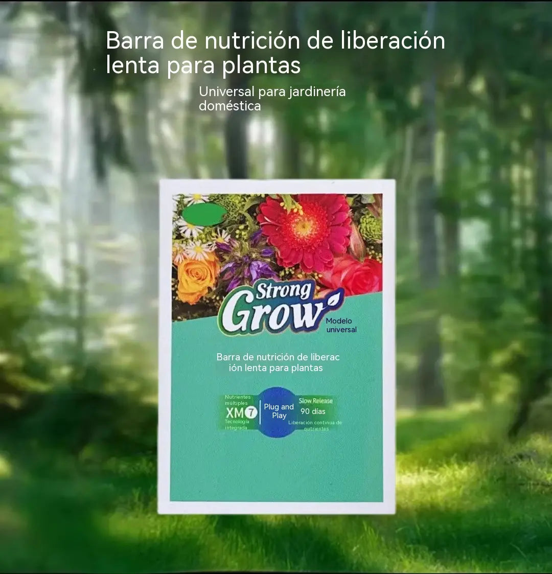 🌱🌱🔥【Compra 100 y llévate 100 gratis】【2 cajas/200 tubos】Abono sólido en barra para flores y plantas, que libera nutrientes lentamente después de ser insertado en el suelo