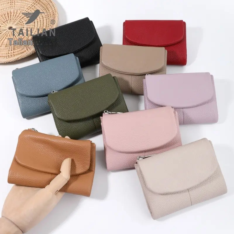Unisex peňaženka z pravej kože Pebble s RFID