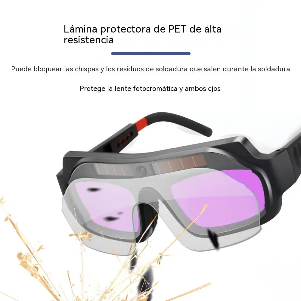 🥽Gafas de Soldadura con Oscurecimiento Automático ⚡ Energía Solar, Sin Carga