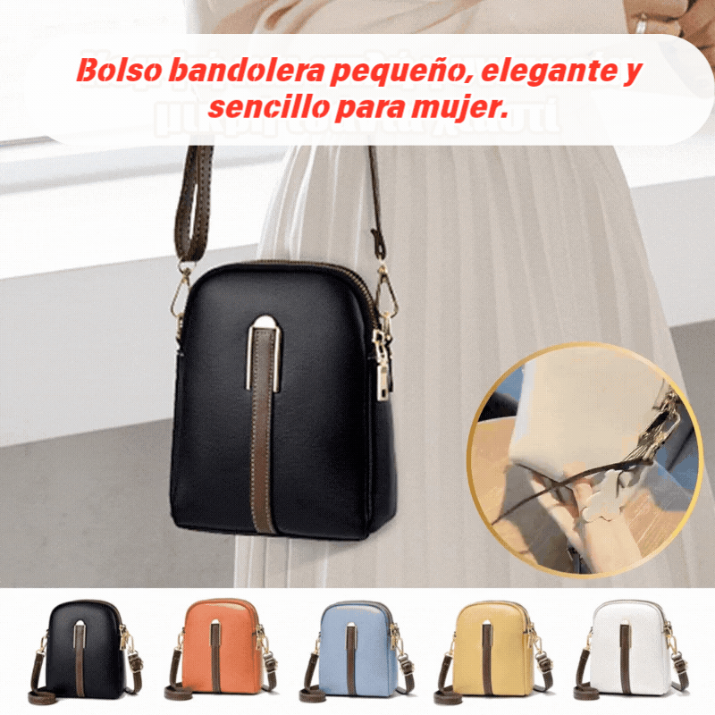 Bolsos de mujer modernos de piel auténtica