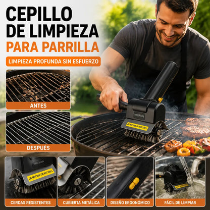 Cepillo eléctrico inalámbrico para limpieza de barbacoas – batería de litio, multifuncional y fácil de usar