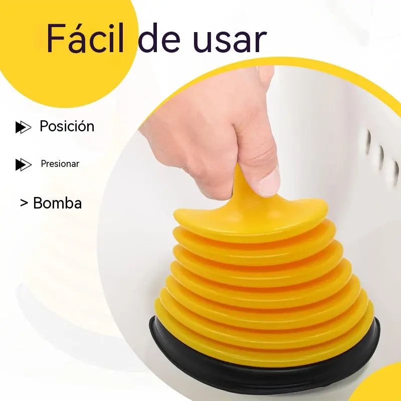 ✨3 artículos por 25 euros💪👍Limpiador de desagües para fregaderos de baño y cocina con succión de aire.