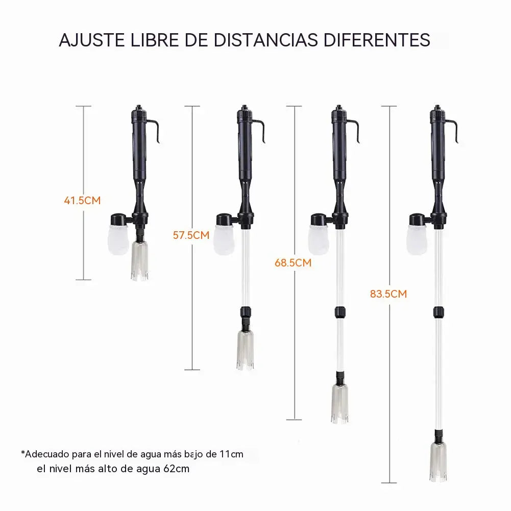 Limpiador eléctrico de grava para acuarios