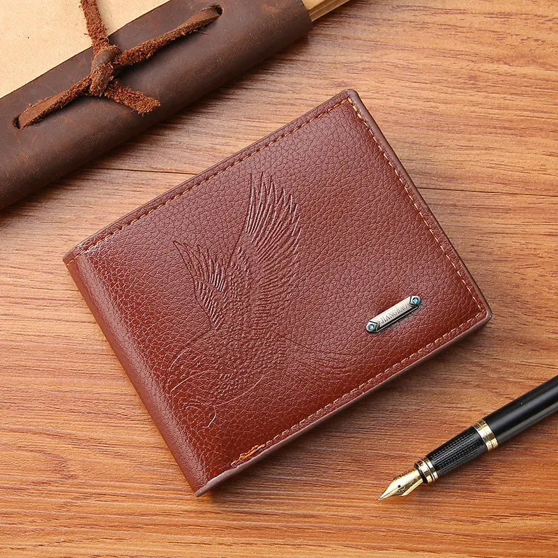 🛡️3 artículos por solo 25 euros💳Nueva cartera para hombre, con múltiples ranuras para tarjetas, estilo elegante y formal, diseño compacto.