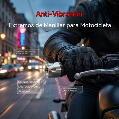 Tapones para los extremos de los puños del manillar de la motocicleta