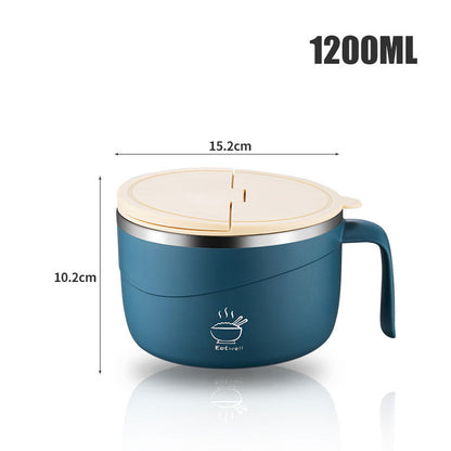 🍲¡50% DE DESCUENTO!🍜Tanque para ramen con aislamiento térmico de acero inoxidable 304🔥