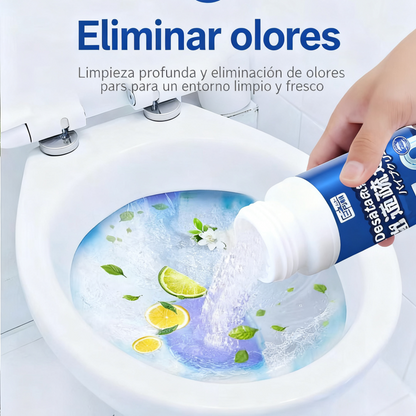 【2 botellas】Limpiador de fregaderos y desagües: espuma de alta densidad a partir de extractos y enzimas en descomposición.