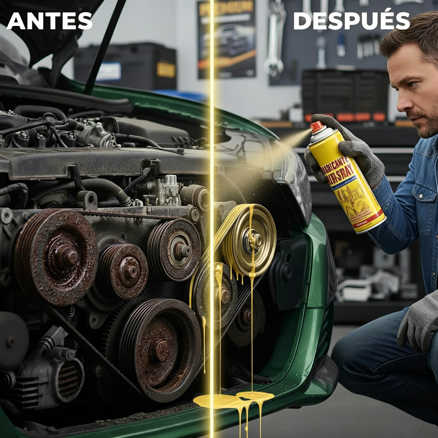 🔥【Paquete de 3 botellas】⚙️Eliminador de óxido/Spray eliminador de óxido