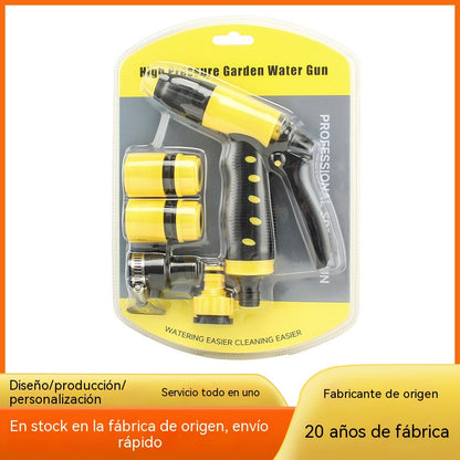 【1 pistola de agua + 4 conectores】Solo 26 euros🚗💦Nuevo cabezal de ducha para coche doméstico con conector
