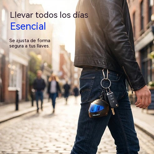 ¡Compra 1 y llévate 1 gratis! 🔥🔥 Divertido llavero con forma de mini casco de motocicleta.