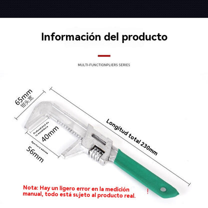 🔥Producto más vendido🔥【Longitud 230 mm】🔧 Llave ajustable versátil tipo F