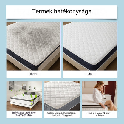 ✨✨Többfunkciós tisztítóhab háztartási matracokhoz: víz nélkül távolítja el a vizeletfoltokat és a szennyeződéseket.