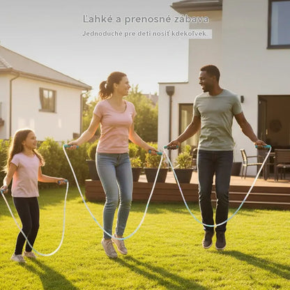 🏃【Compra 1 y llévate 1 gratis】🌈 Cuerda para saltar con luz LED para niños