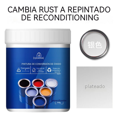 Pintura convertidora de óxido resistente a la intemperie: repara el metal oxidado (¡sin necesidad de frotar!).