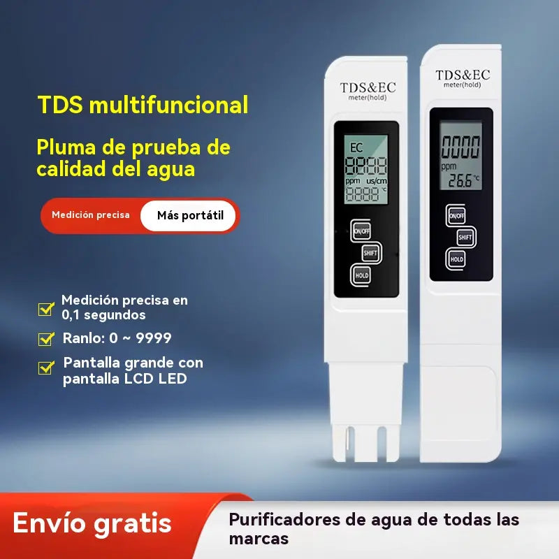 💧Medidor de calidad de agua 3 en 1 TDS