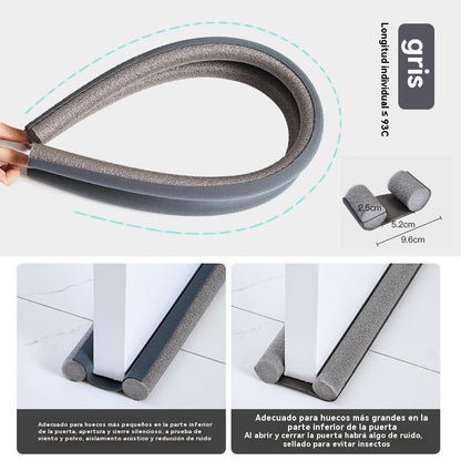[2 piezas 24 euros]Banda de sellado al vacío para puertas y partes inferiores, resistente al viento, aislante térmica y resistente al polvo💨