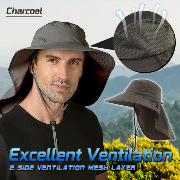 🔥【Compra 1 y llévate 1 gratis】 🔥Sombrero solar universal con protección UV para exteriores