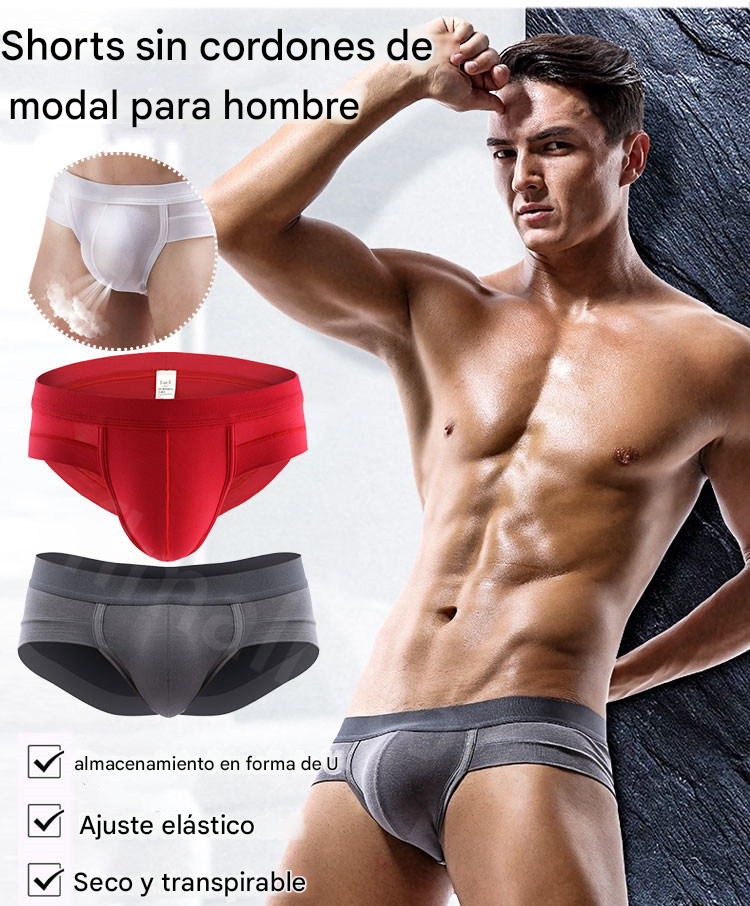 【5 piezas 29 euros】 Pantalones cortos de modal para hombre【M-4XL】