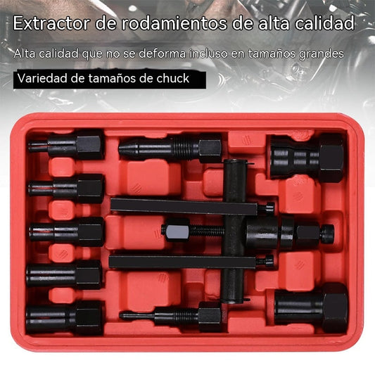 🔥 Kit de 10 herramientas extractoras de rodamientos para motocicleta