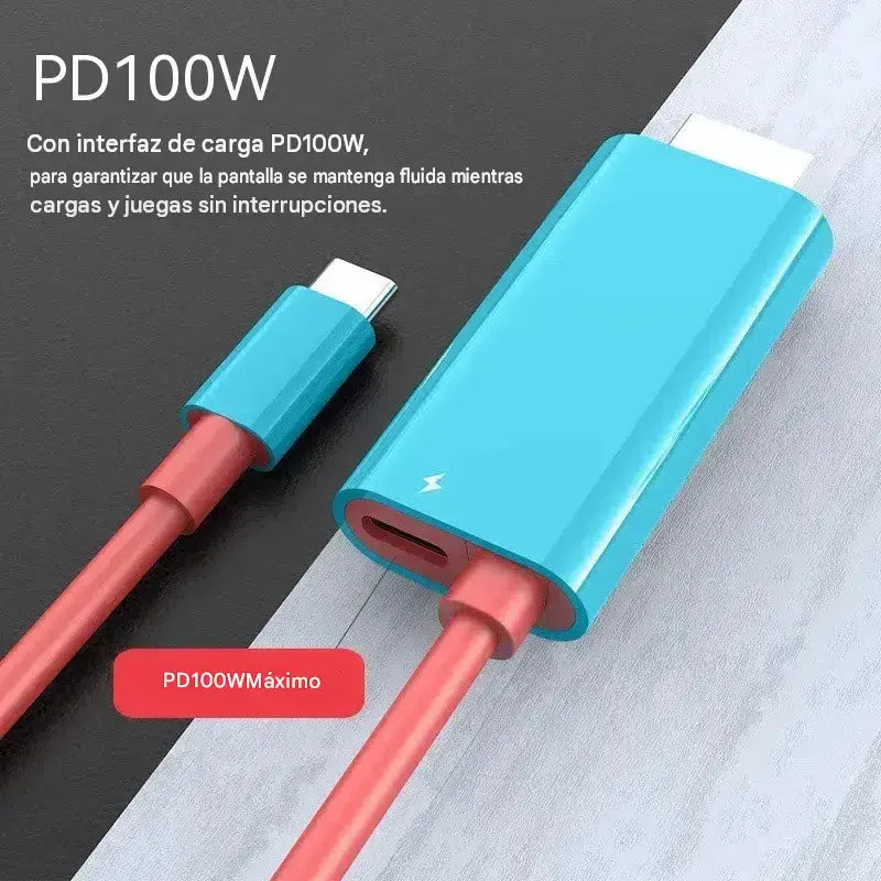 🔥 OFERTA POR TIEMPO LIMITADO: ¡50% de descuento! 🔥 Cable adaptador de USB-C a HDMI para Switch