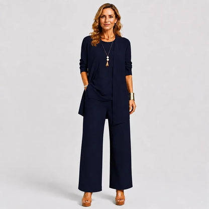 【M-5XL】elegantselt naiste avaralt kolmeosaliselt komplektilt