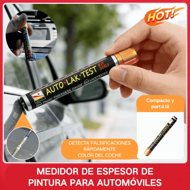 👍👍Medidor de espesor de recubrimiento para automóviles. Probador magnético de película de pintura.
