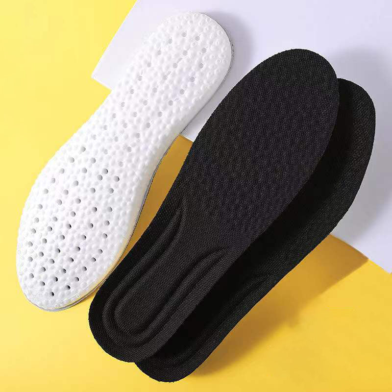 💕【4 Pares】 Plantillas deportivas de látex súper suaves, que absorben el sudor y los golpes.
