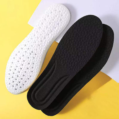 💕【4 Pares】 Plantillas deportivas de látex súper suaves, que absorben el sudor y los golpes.