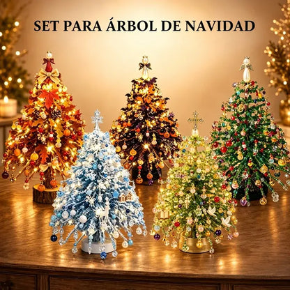 🎄✨ Kit DIY Árbol de Navidad Luminoso con Cuentas | Crea tu Propia Decoración Navideña