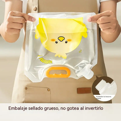 👍 ¡50% de descuento! Set de 6 piezas (con embudo)🥰 Bolsas multiusos para almacenar alimentos, a prueba de insectos y humedad.