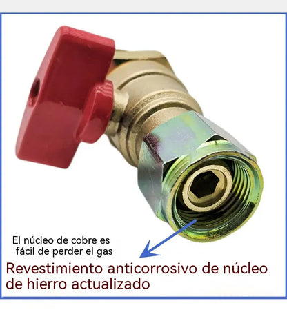 Conjunto de interruptor de corte de aire integrado de uso general para automóviles, remolques de ruedas delanteras, tubos espirales, cilindros auxiliares, líneas de freno y válvulas.