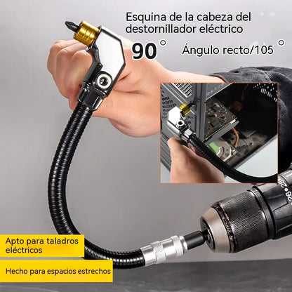 Herramienta multiusos para herramientas de ferretería, cortador de esquinas, taladro eléctrico magnético potente de 90°/105°