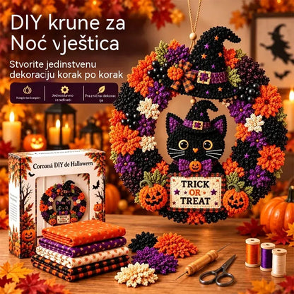 ⏰ POSLJEDNJI DAN! 50% POPUSTA ✨ Napravite božićni vijenac koji ćete s ponosom pokazati 🎄❤️ Komplet za izradu (3D tehnika umetanja tkanine) s uključenim podukama i vodičem.