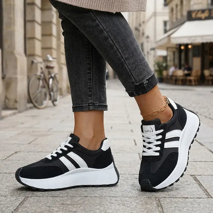 【35–45】👟 Superge z masivnim podplatom v velikih številkah – ženska obutev za prosti čas, ki optično doda nekaj višine