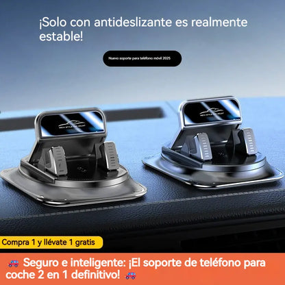🔥【50%OFF】🚗 Seguro e inteligente: ¡El soporte de teléfono para coche 2 en 1 definitivo! 🚗