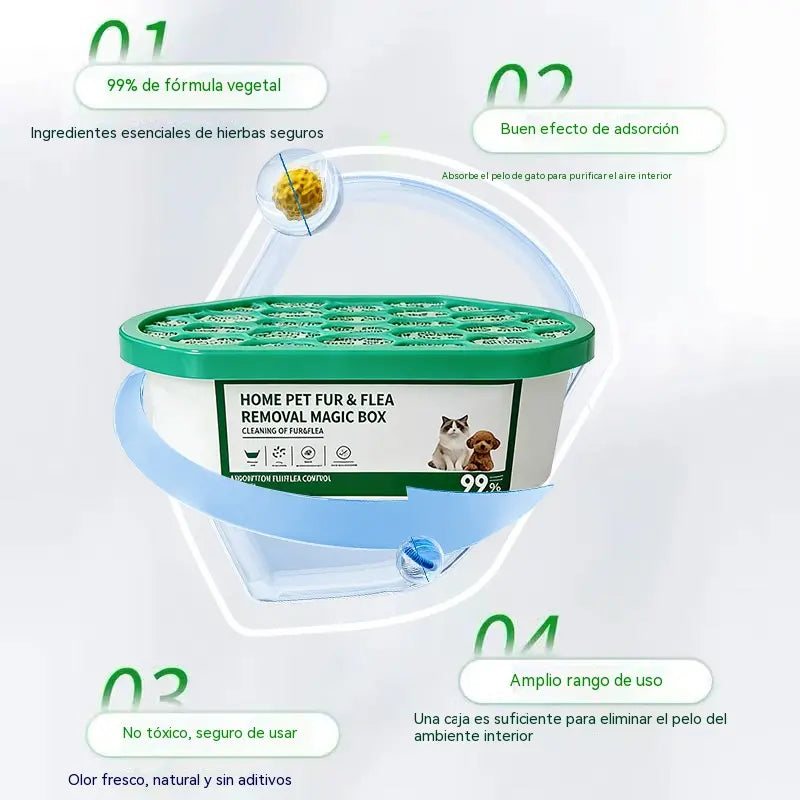 【30%OFF]【Compra 1 y llévate 1 gratis】🔥Oferta especial 2026 - Caja mágica para eliminar el pelo y el olor de las mascotas