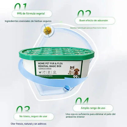 【30%OFF]【Compra 1 y llévate 1 gratis】🔥Oferta especial 2026 - Caja mágica para eliminar el pelo y el olor de las mascotas