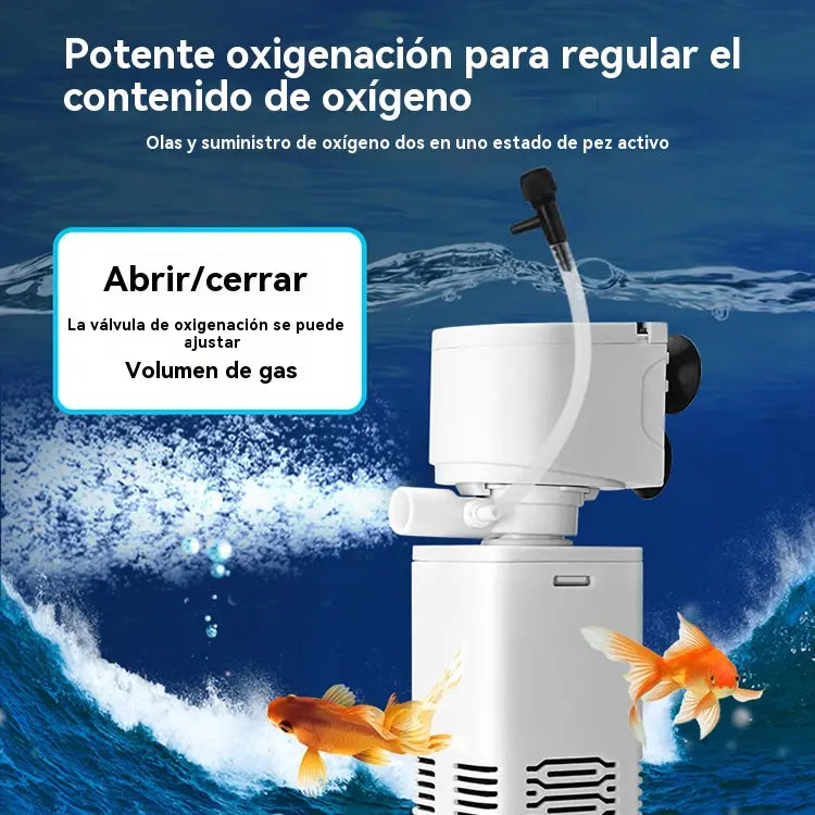 【6W】💦Filtro eléctrico silencioso para acuario🐟