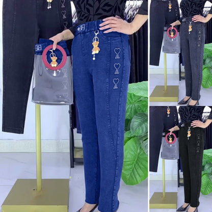 🔥【M-5XL】Jeans elásticos reforzados para mujer