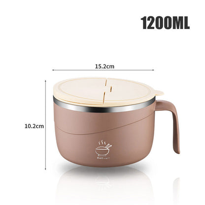 🍲¡50% DE DESCUENTO!🍜Tanque para ramen con aislamiento térmico de acero inoxidable 304🔥