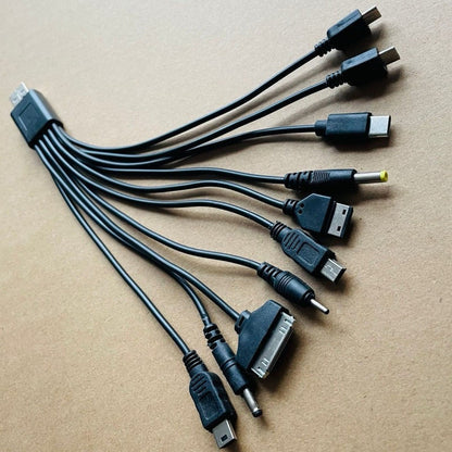 💯【2 piezas】⚡Cable de carga USB universal 10 en 1