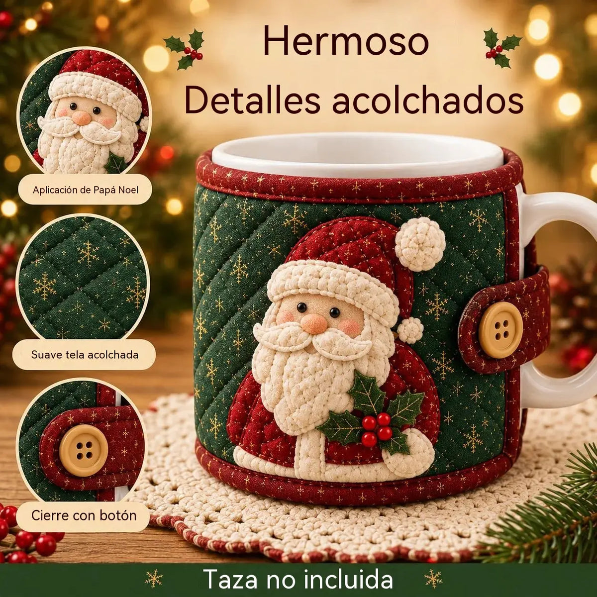 Kit creativo de bricolaje para fundas de taza de tela