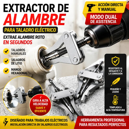 🛠️ Extractor universal de tuberías rotas 3 en 1