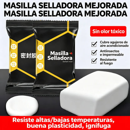 【10 piezas por 26€】🔧 Masilla Selladora Impermeable Blanca – Repara Agujeros de Aire Acondicionado, Paredes y Tuberías 💧🏠