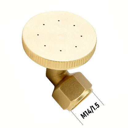🚿【compre uno y llévese otro gratis】 Boquilla de pulverización para jardín ajustable de 8 orificios, totalmente de cobre. Boquilla de pulverización agrícola para invernaderos, frutas y verduras.